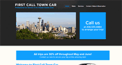 Desktop Screenshot of firstcalltowncarseattle.com